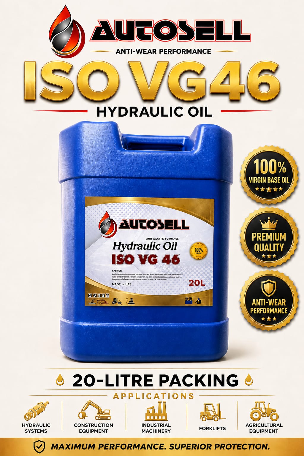 HYDRAULIC OIL46-20L