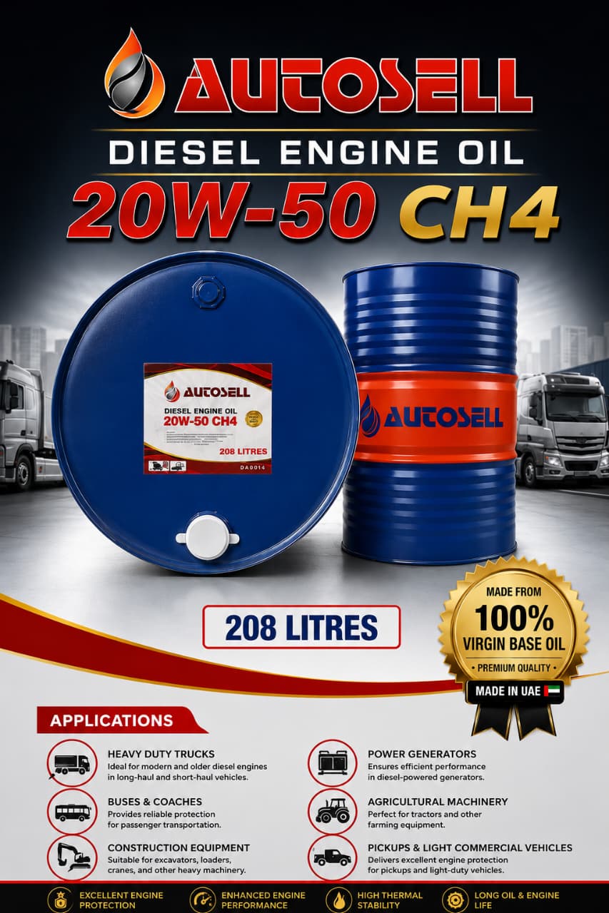 Diesel Engine Oil 20W-50 (208 Litres)