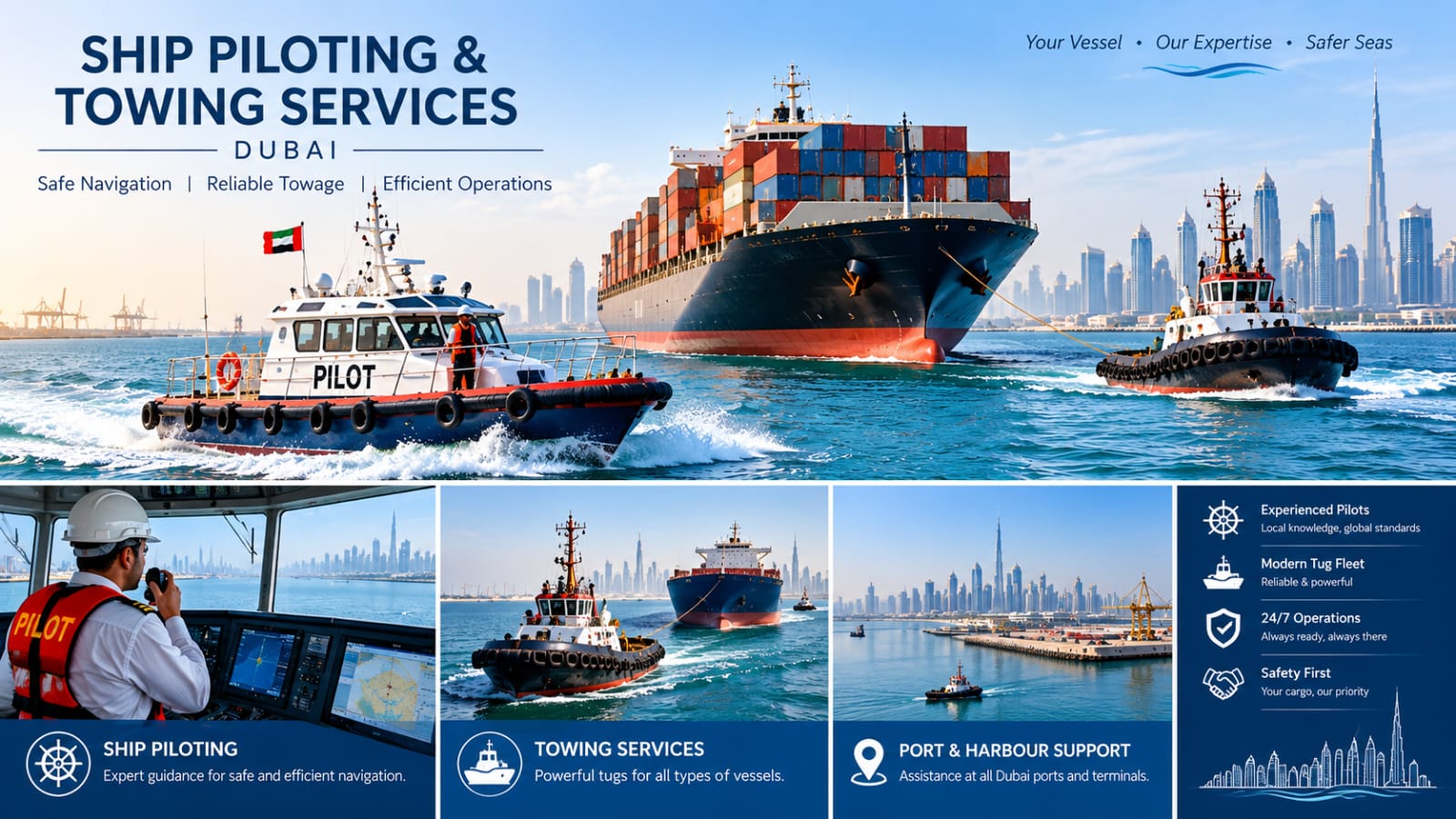 SHIP PILOTING & TOWING SERVICES